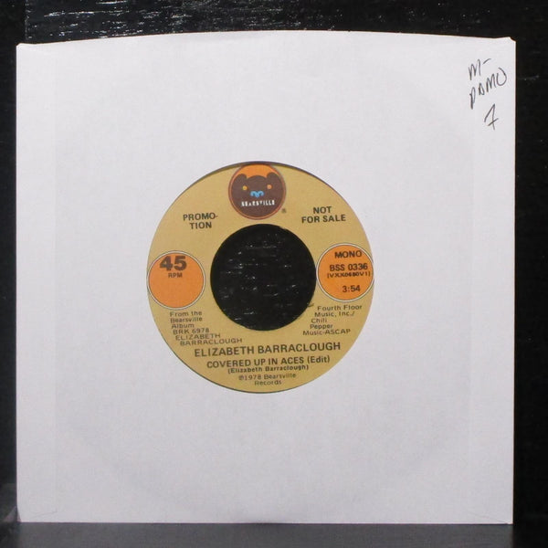 Elizabeth Barraclough - Covered Up In Aces 7" Mint- Promo Vinyl 45 Bearsville - Shuga Records