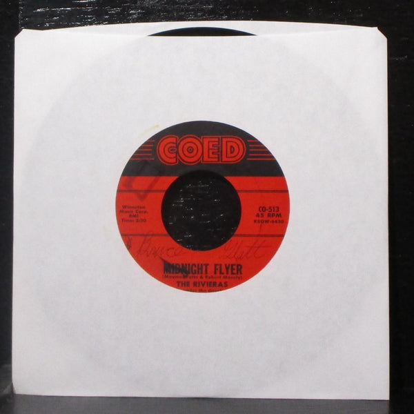 The Rivieras - Our Love / True Love Is Hard To Find 7" VG+ Vinyl 45 Coed CO-513 - Shuga Records