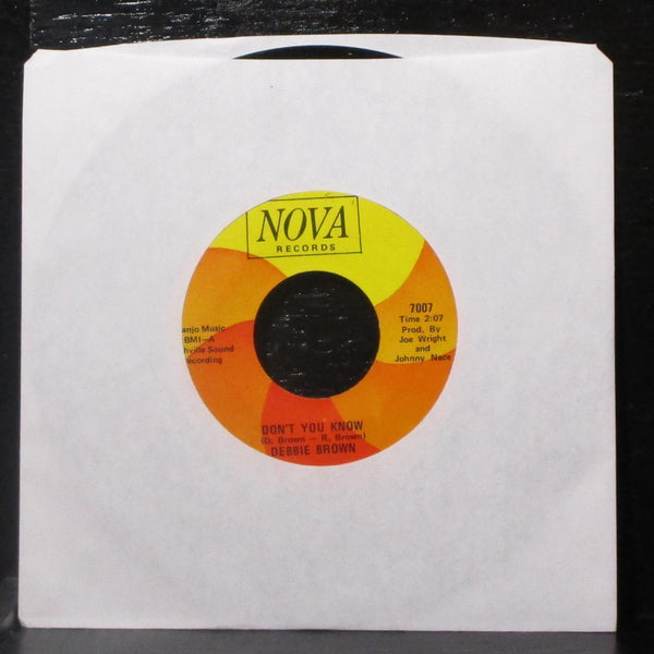 Debbie Brown - If Memories Were Money / Don't You Know 7" VG+ Vinyl 45 Nova 7007 - Shuga Records