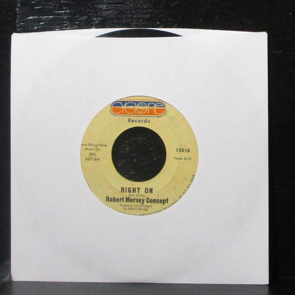 Robert Mersey Concept - Reflections Of A Time Long Past 7" VG Vinyl 45 Cyclone - Shuga Records