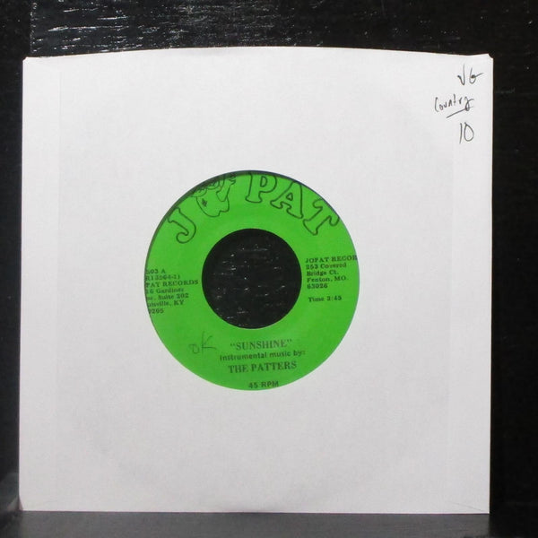 The Patters - Sunshine / Moonshine 7" VG Vinyl 45 Jopat JP 503 USA - Shuga Records