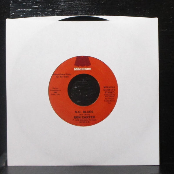 Ron Carter - N.O. Blues 7" VG+ Promo Vinyl 45 Milestone M-306 USA 1978 - Shuga Records