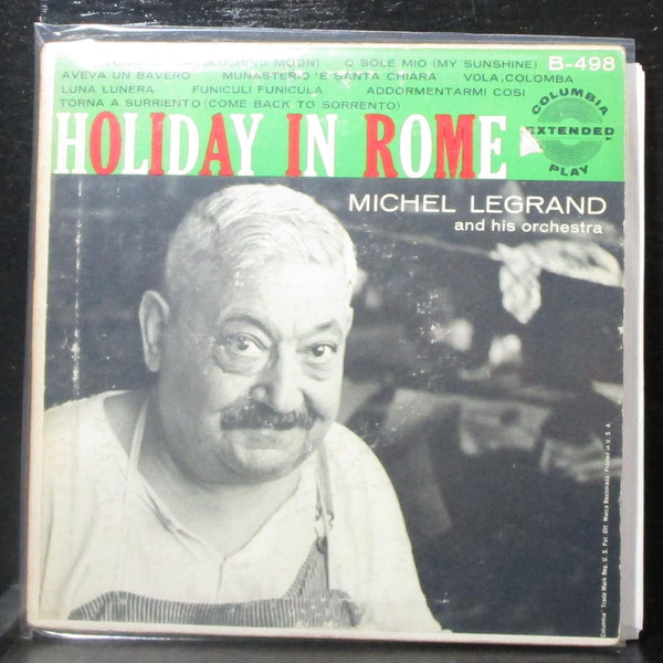 Michel Legrand - Holiday In Rome - Vol. II EP 2x7" VG Vinyl 45 Columbia B-498 - Shuga Records