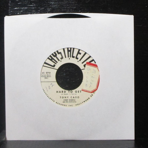 Tony Caro - Chemistry Of Love / Hard To Get 7" VG+ Promo Vinyl 45 Crystalette - Shuga Records