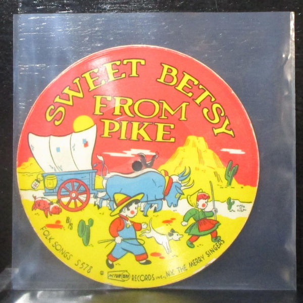 Merry Singers - Clementine / Sweet Betsy From Pike 6.5" VG Vinyl 78 PicturTone - Shuga Records