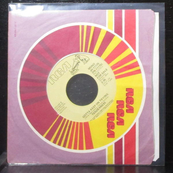 Tenderness - Gotta Keep On Trying 7" VG Promo Vinyl 45 RCA JH-11175 USA 1978 - Shuga Records