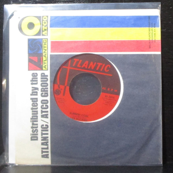 Les McCann - With These Hands / Burnin' Coal 7" VG+ Vinyl 45 Atlantic 45-2615 - Shuga Records