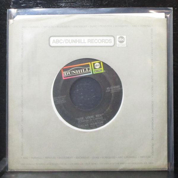 Thelma Houston - Ride, Louie, Ride / Good Earth 7" VG Vinyl 45-D-4260 ABC 1970 - Shuga Records