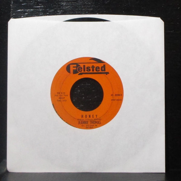 Jeannie Thomas - Blue Bells / Honey 7" VG Vinyl 45 Felsted FD 324 USA - Shuga Records