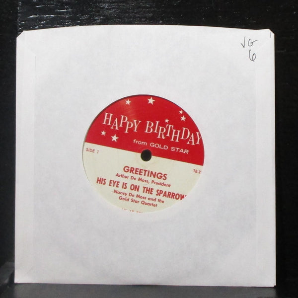 Various Artists - Happy Birthday From Gold Star 7" VG Vinyl 45 Gold Star TB-2309 - Shuga Records