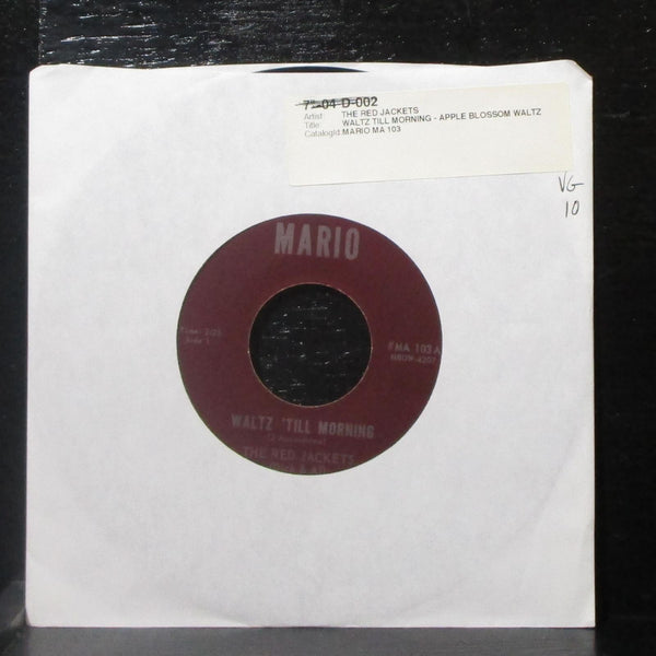 The Red Jackets - Waltz 'Till Morning / Apple Blossom Waltz 7" VG Vinyl 45 Mario - Shuga Records