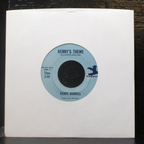 Kenny Burrell - Soul Call / Kenny's Theme 7" VG+ Vinyl 45 Prestige PR 45-342 USA - Shuga Records