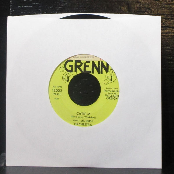 Al Russ Orchestra - Grennlin / Catie M 7" VG+ Vinyl 45 Grenn 12002 USA - Shuga Records