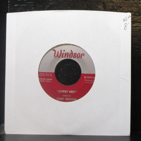 Gary Weston & The Windsors - Gypsy Feet 7" VG+ Vinyl 45 Windsor W 5079 USA - Shuga Records