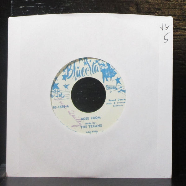 The Texans - Rose Room / Fraulein 7" VG Vinyl 45 Blue Star BS-1645 USA - Shuga Records