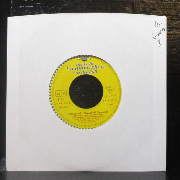 Mnchner Philharmoniker - Hoffmanns Erzhlungen 7" VG Vinyl 45 Germany - Shuga Records