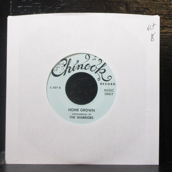 Bob Stutevoss & The Warriors - Home Grown 7" VG+ Vinyl 45 Chinook C-507 - Shuga Records