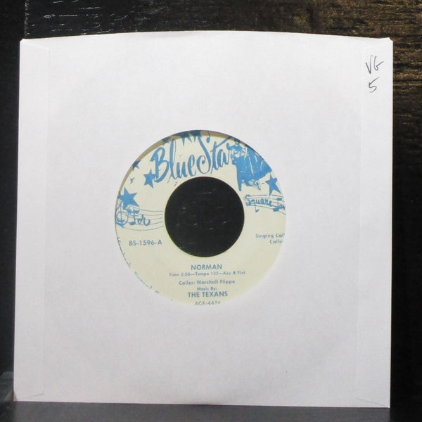 Marshall Flippo & The Texans - Norman 7" VG Vinyl 45 Blue Star BS-1596 USA - Shuga Records