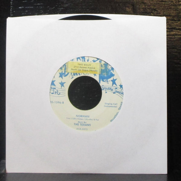 Marshall Flippo & The Texans - Norman 7" VG Vinyl 45 Blue Star BS-1596 USA - Shuga Records