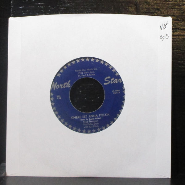 Fred Steveken & The Polka Dots - Chere Est Anna Polka 7" VG+ Vinyl 45 North Star - Shuga Records