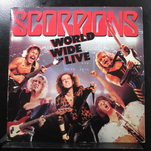 Scorpions - World Wide Live 2 LP VG+ 422-824 344-1 M-2 RL Masterdisk 1985 Record - Shuga Records