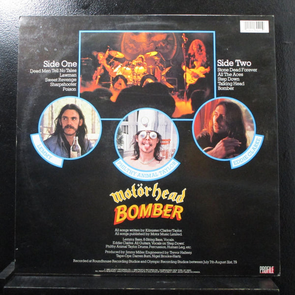 Motorhead - Bomber LP VG+ PRO-3242 Profile USA 1988 Reissue Vinyl Record - Shuga Records