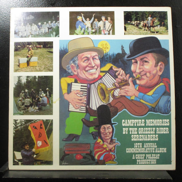 The Grizzly Rider Serenaders - Campfire Memories LP VG+ Private Vinyl Record - Shuga Records