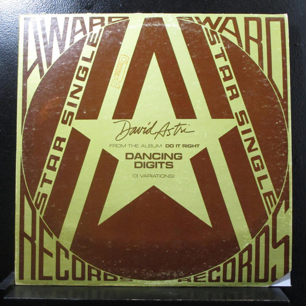 David Astri - Dancing Digits 12" Mint- DA 2510 USA 1983 Clear Vinyl Record - Shuga Records