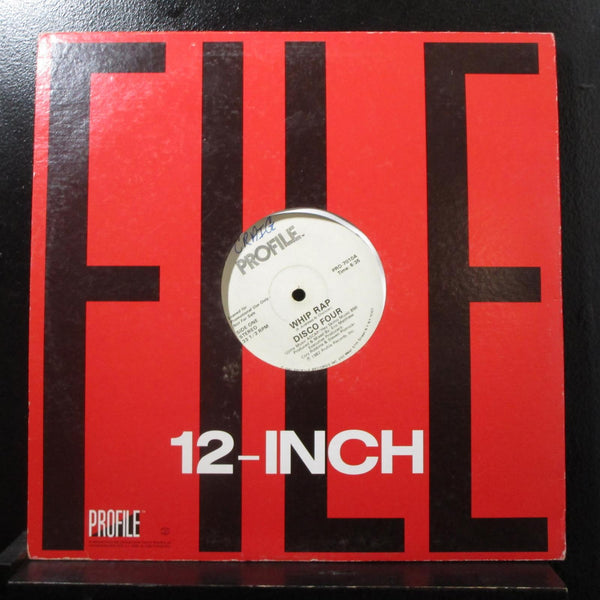 Disco Four - Whip Rap / Let It Whip LP VG+ PRO-7010 Promo 1982 USA Vinyl Record - Shuga Records