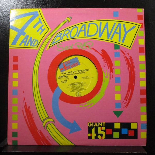 Masters Of Ceremony Ft. Don Barron - Sexy 12" Mint- BWAY-437 Vinyl Record - Shuga Records
