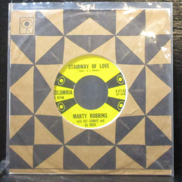 Marty Robbins - Stairway Of Love / Just Married 7" VG+ Vinyl 45 Columbia 4-41143 - Shuga Records