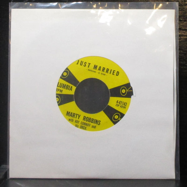 Marty Robbins - Stairway Of Love / Just Married 7" VG+ Vinyl 45 Columbia 4-41143 - Shuga Records