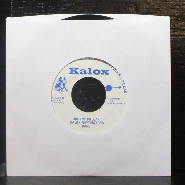 Kalox Rhythm Boys Band - Easy Money / Johnny Dollar 7" VG+ Vinyl 45 Kalox K 1233 - Shuga Records