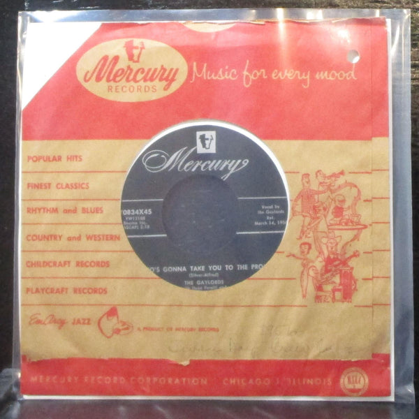 The Gaylords - Who's Gonna Take You To The Prom 7" VG+ Vinyl 45 Mercury 70834X45 - Shuga Records