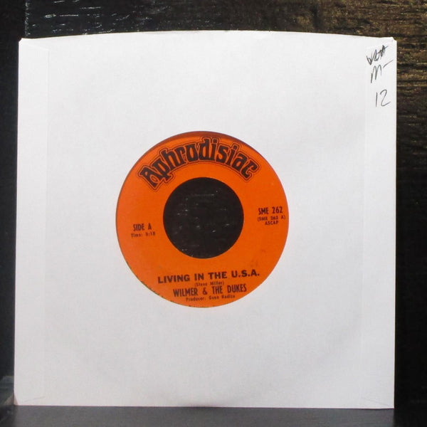 Wilmer & The Dukes - Living In The U.S.A. / Count On Me 7" Mint- Vinyl 45 SME262 - Shuga Records