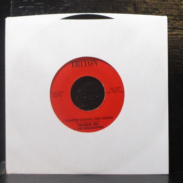 Frankie Dee & Deelighters - Heart / I Started Loving You Again 7" VG+ Vinyl 45 - Shuga Records