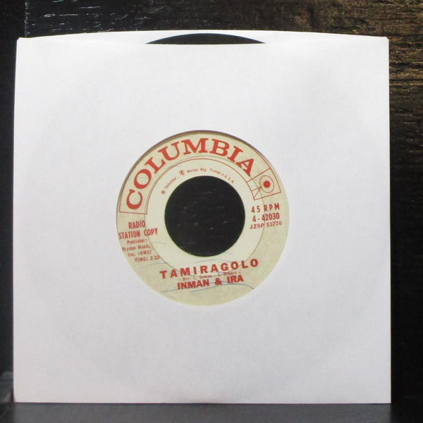 Inman & Ira - Rosie / Tamiragolo 7" VG Vinyl 45 Columbia 4-42030 USA - Shuga Records