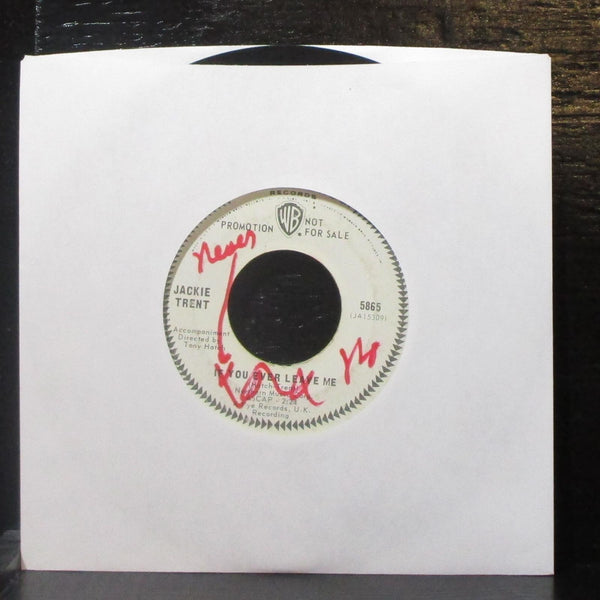 Jackie Trent - Take Me Away / If You Ever Leave Me 7" VG Promo Vinyl 45 WB 5865 - Shuga Records