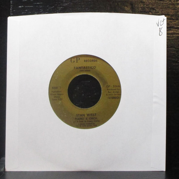 Stan Wiest Trio - Fantastico / Popcorn 7" VG+ Vinyl 45 GP-506 USA - Shuga Records