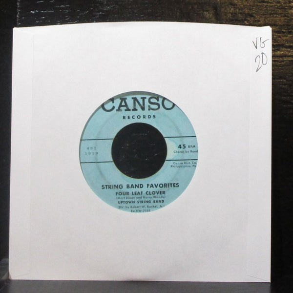 Uptown String Band - String Band Favorites 7" VG Vinyl 45 Casno 401 USA - Shuga Records
