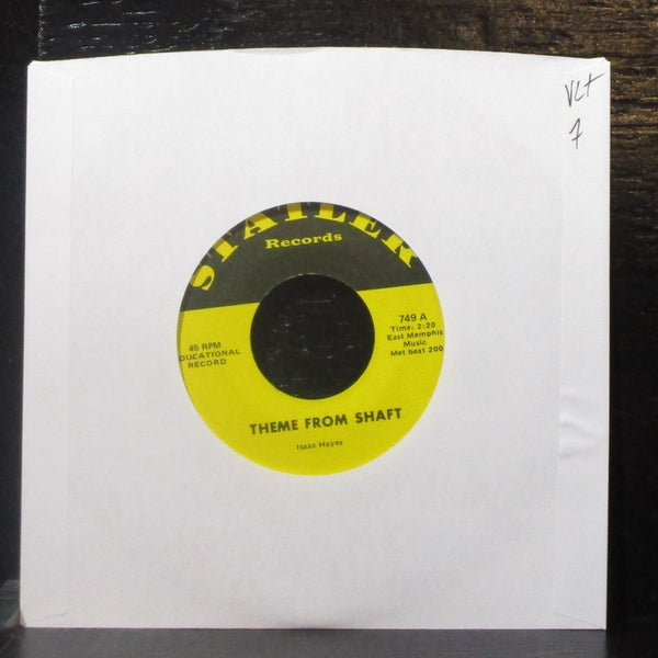 Unknown Artist - Theme From Shaft / Tea For Two 7" VG+ Vinyl 45 Statler 749 USA - Shuga Records