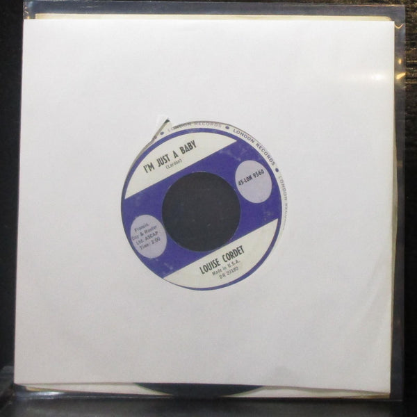 Louise Cordet - I'm Just A Baby / In A Matter Of Moments 7" VG+ Vinyl 45 London - Shuga Records