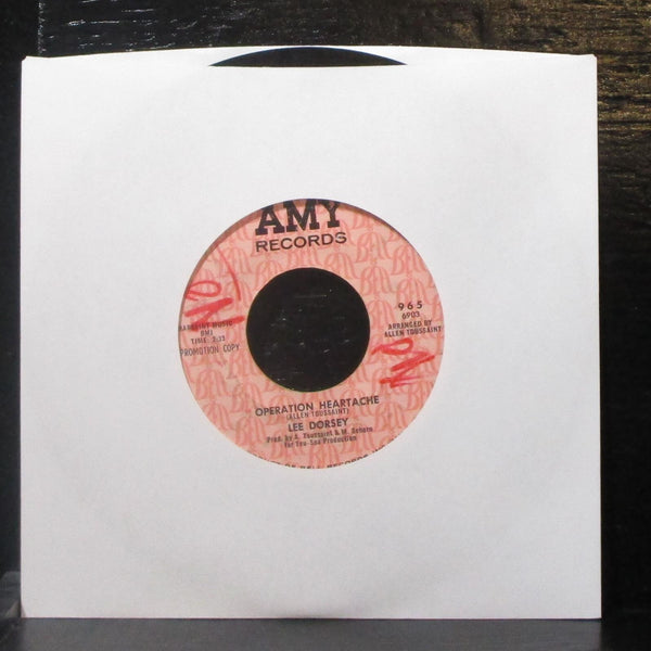Lee Dorsey - Holy Cow / Operation Heartache 7" VG Promo Vinyl 45 Amy 965 USA - Shuga Records