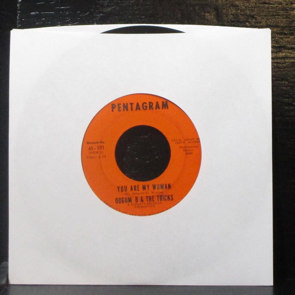 Oogum B & The Tricks - Butchers and Bakers / You Are My Woman 7" VG+ Vinyl 45 - Shuga Records