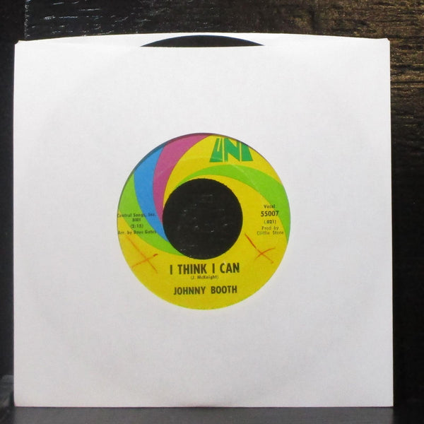 Johnny Booth - Wishful Thinkin' / I Think I Can 7" VG+ Vinyl 45 UNI 55007 USA - Shuga Records