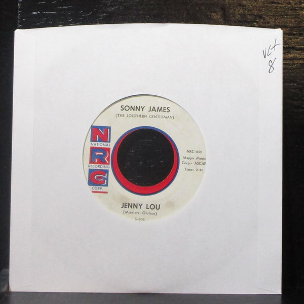 Sonny James - Jenny Lou / Passin' Through 7" VG+ Vinyl 45 NRC-050 USA 1959 - Shuga Records