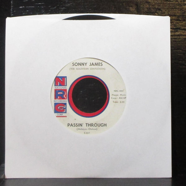 Sonny James - Jenny Lou / Passin' Through 7" VG+ Vinyl 45 NRC-050 USA 1959 - Shuga Records
