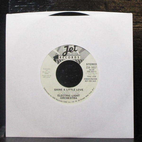 Electric Light Orchestra - Shine A Little Love 7" Mint- Promo Vinyl 45 Jet 1979 - Shuga Records