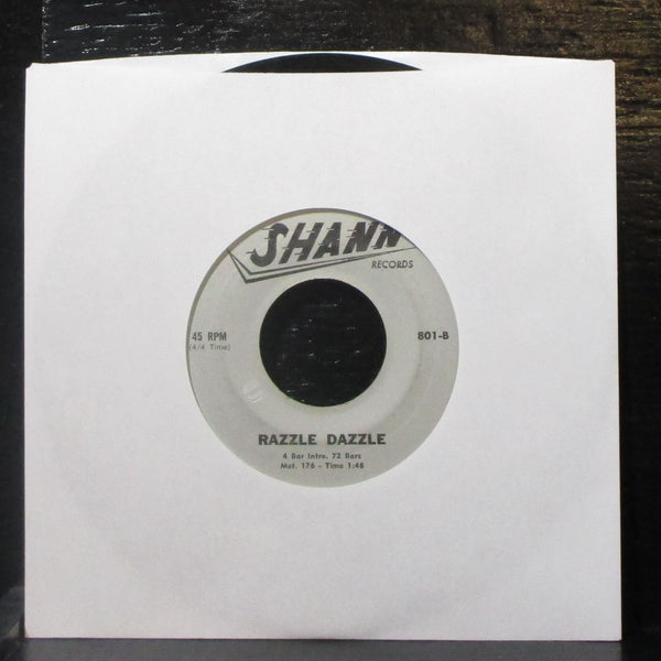 Unknown Artist - Bourbon Street / Razzle Dazzle 7" VG Vinyl 45 Shann 801 USA - Shuga Records