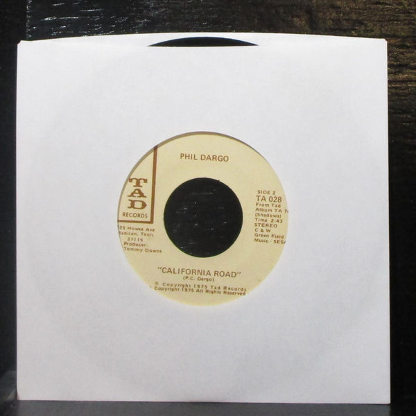 Phil Dargo - Suped Up Chevy Van / California Road 7" VG+ Vinyl 45 TAD TA 028 USA - Shuga Records